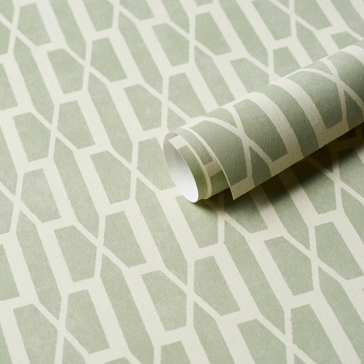 Schumacher Belvedere Celadon Wallpaper Sample 5015911