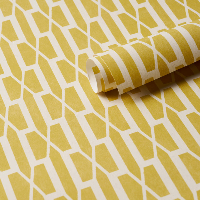 Schumacher Belvedere Mimosa Wallpaper Sample 5015912