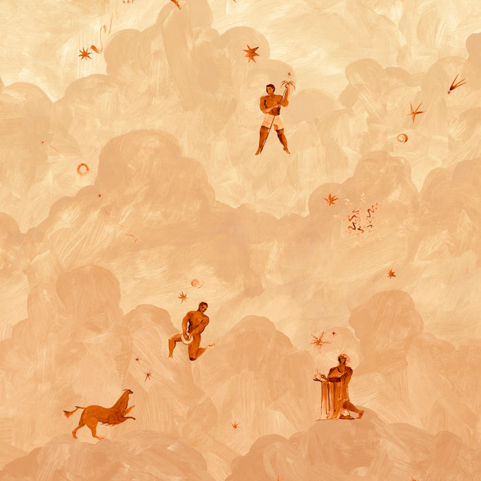 Schumacher Ascendance 3 Panel Set Dusk Wallpaper Sample 5016030