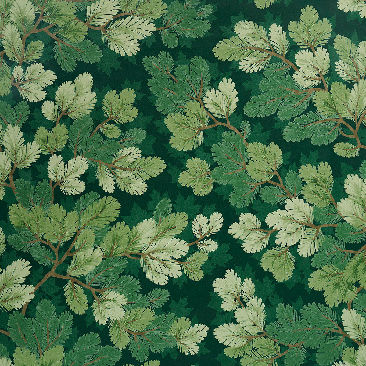 Schumacher Covey Hedge Forest Wallpaper Sample 5016071