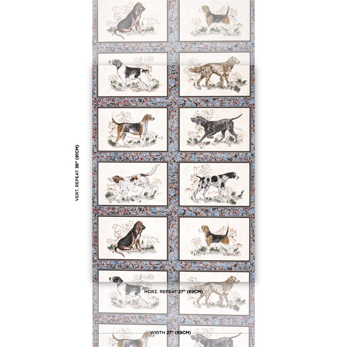 Schumacher Chaser's Legacy Slate Wallpaper Sample 5016080