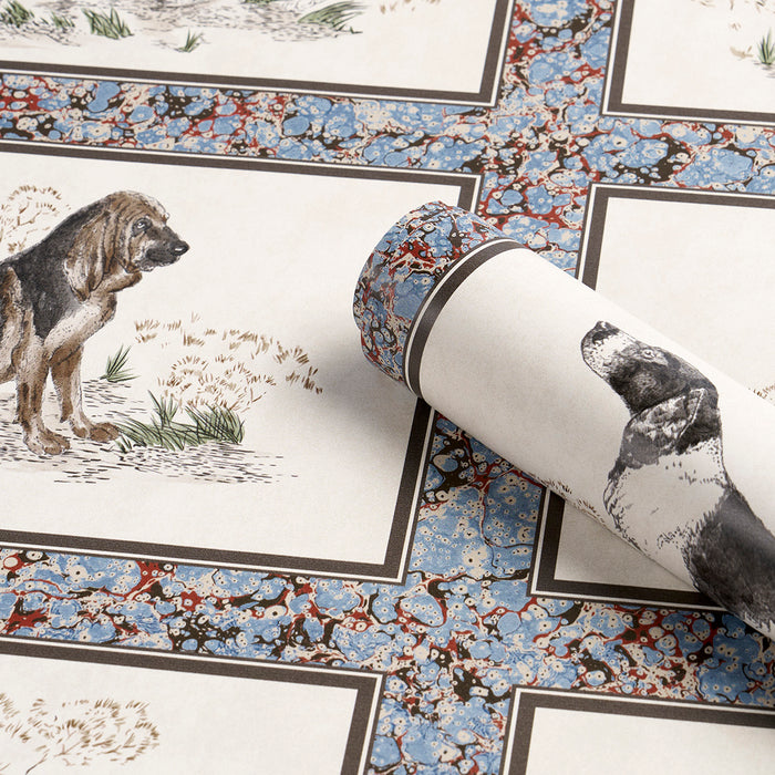 Schumacher Chaser's Legacy Slate Wallpaper 5016080