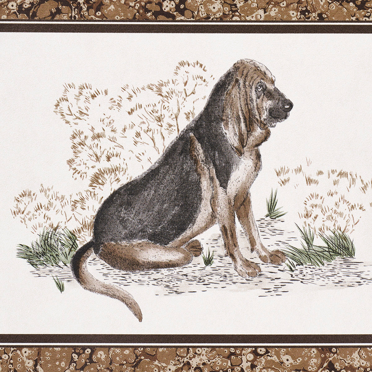 Schumacher Chaser's Legacy Bark Wallpaper Sample 5016081