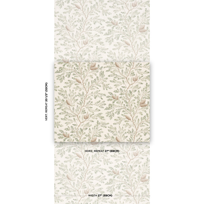 Schumacher Pinewood Spruce Wallpaper 5016090