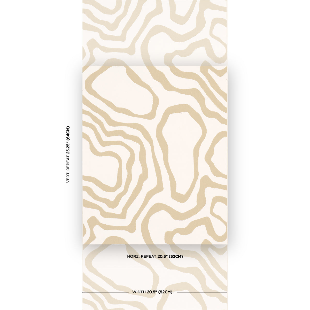 Schumacher Defeo Sand Wallpaper 5016100