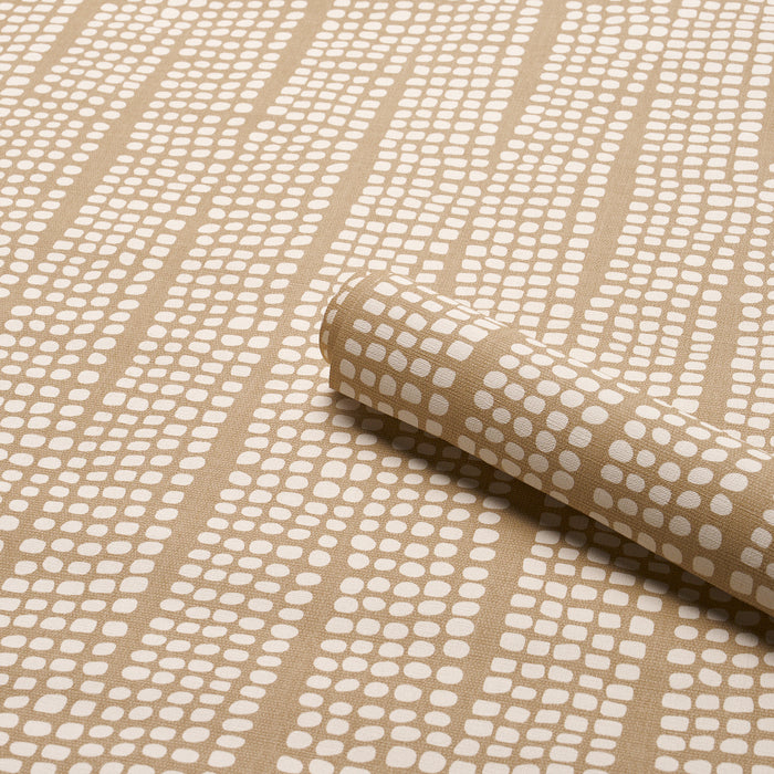 Schumacher Noland Vinyl Flax Wallpaper 5016111