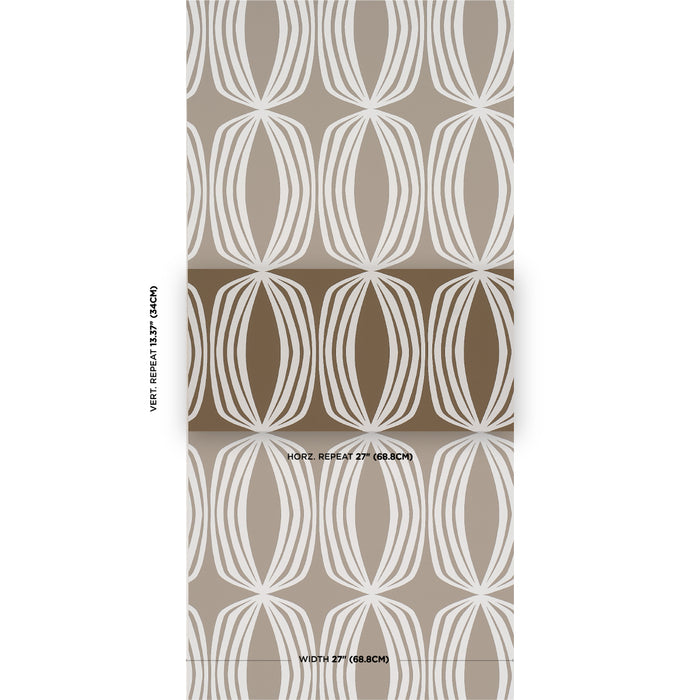 Schumacher Fontana Peat Wallpaper 5016121