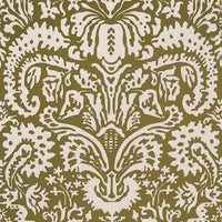 Schumacher Suffolk Damask Grisaille Wallpaper 5016242