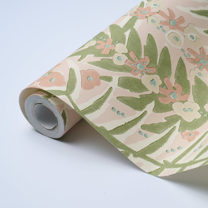 Schumacher Ashbee Botanical Petal Wallpaper Sample 5016252
