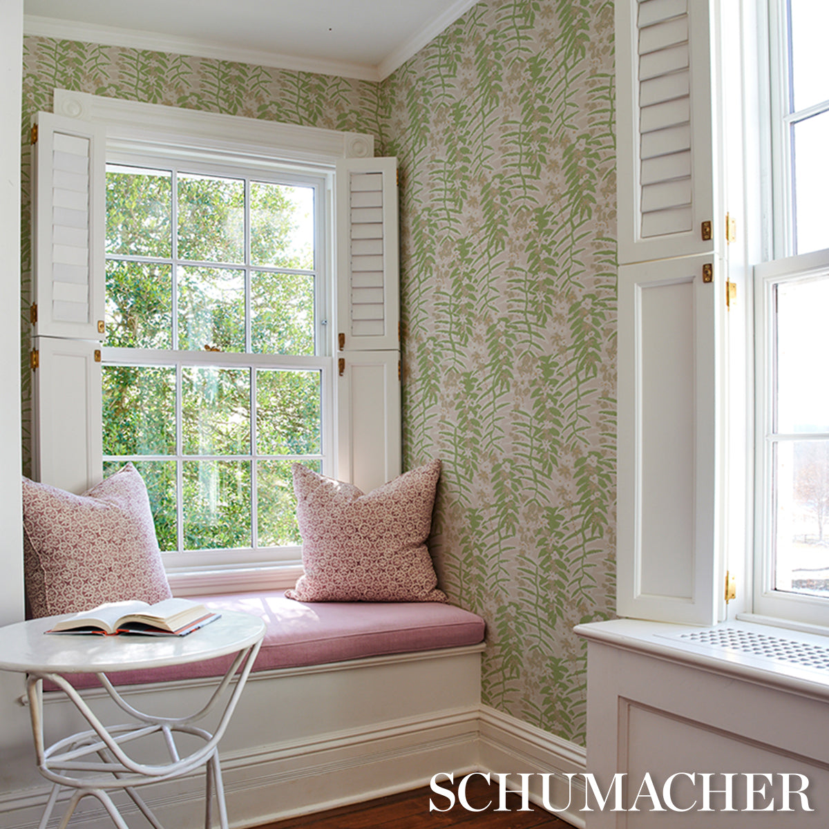 Schumacher Ashbee Botanical Petal Wallpaper Sample 5016252