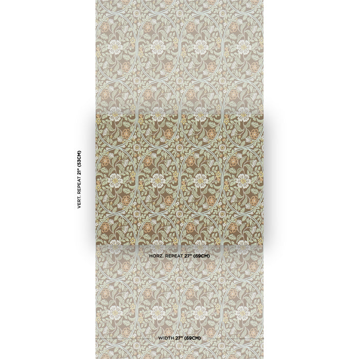 Schumacher Garden Guild Sage Wallpaper 5016272