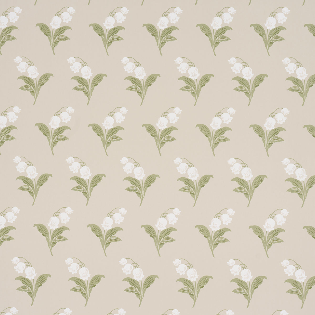 Schumacher Lily Of The Valley Spring Wallpaper Sample 5016281