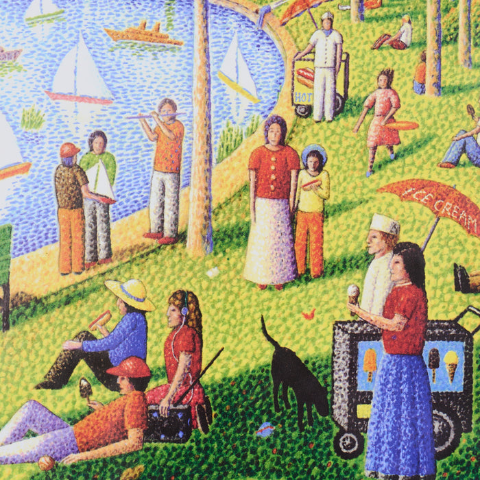 Schumacher The New Yorker City-View Covers Multicolor Wallpaper Sample 5016330