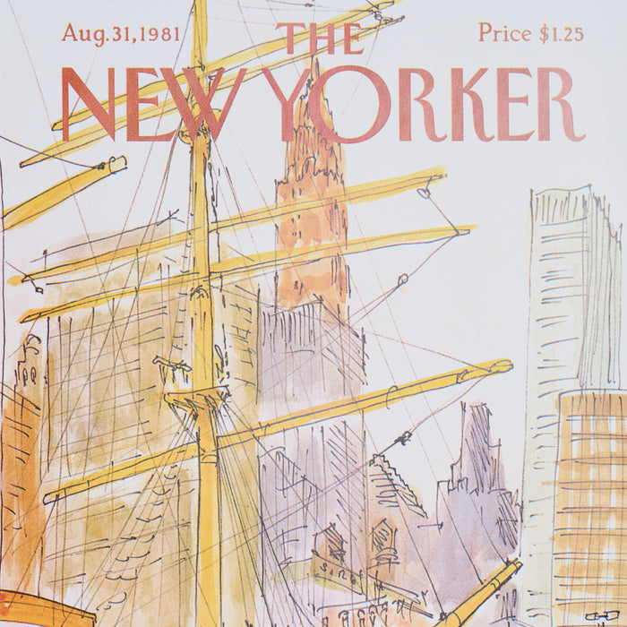 Schumacher The New Yorker City-View Covers Multicolor Wallpaper Sample 5016330