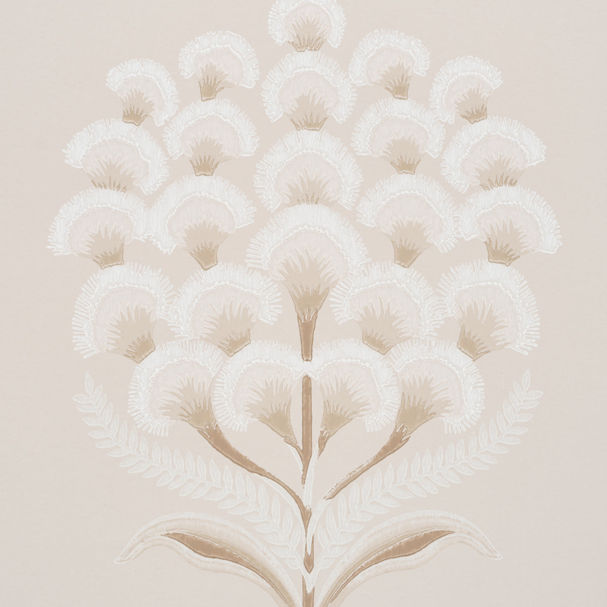 Schumacher Aurelia Limestone Wallpaper 5016340