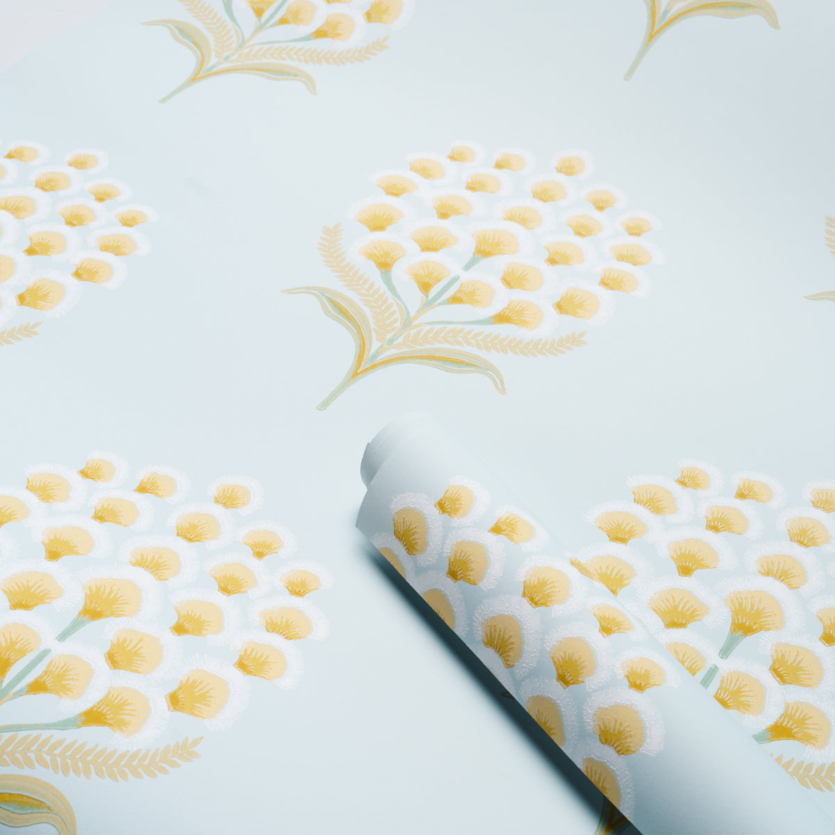 Schumacher Aurelia Sky Wallpaper Sample 5016342