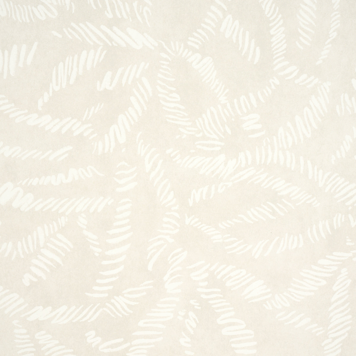 Schumacher Leaf Bloom Neutral Wallpaper Sample 5016392