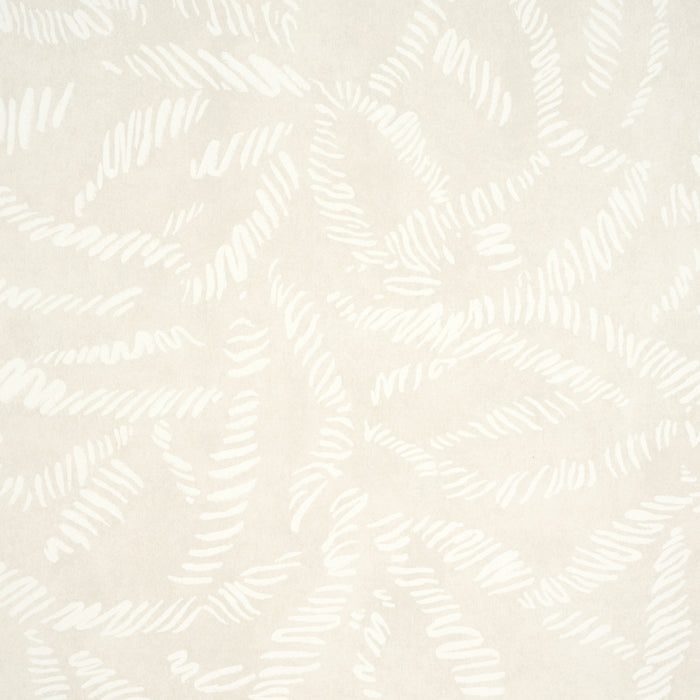 Schumacher Leaf Bloom Neutral Wallpaper Sample 5016392