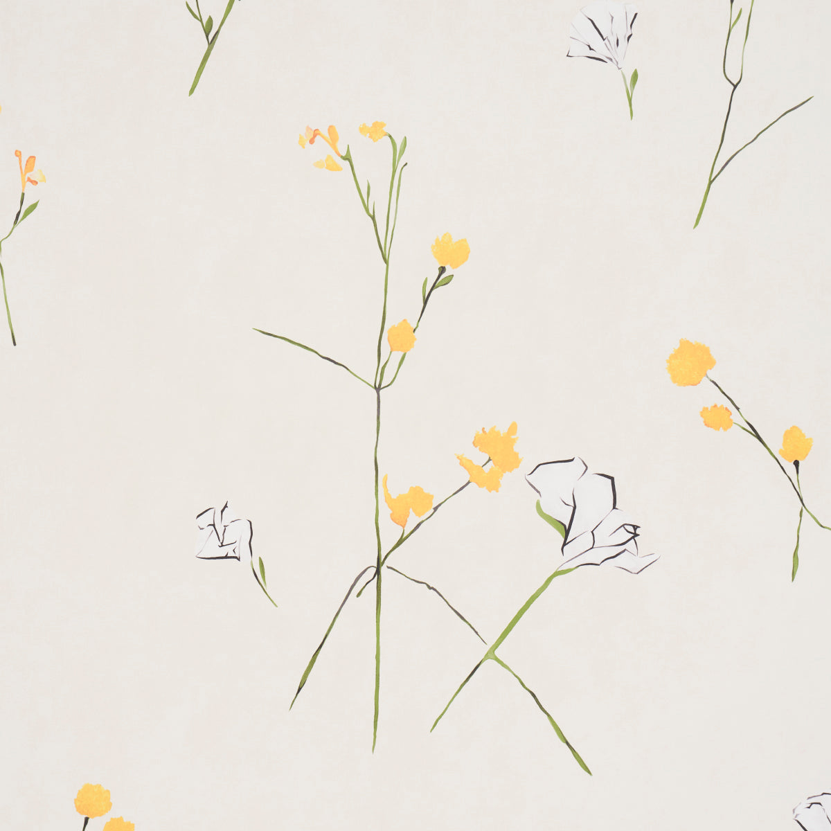 Schumacher Alex's Floral Daffodil Wallpaper 5016400