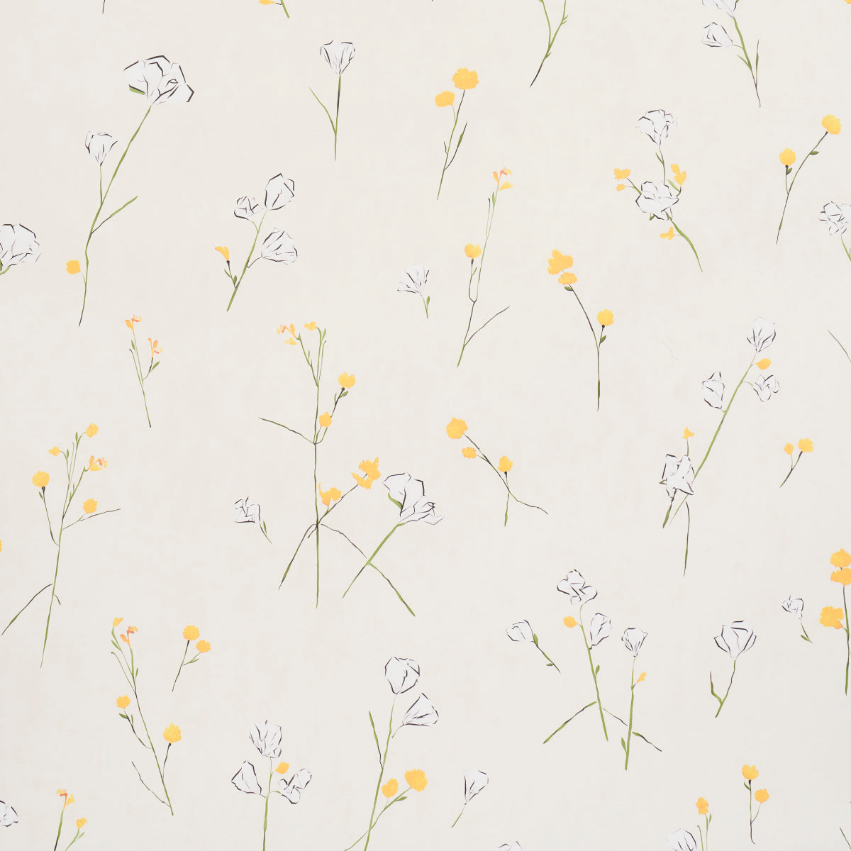 Schumacher Alex's Floral Daffodil Wallpaper Sample 5016400
