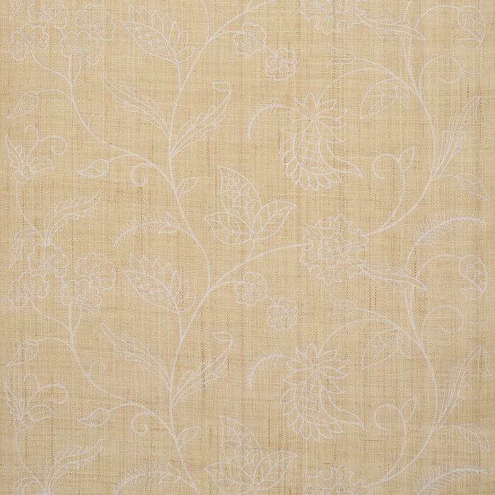 Schumacher Sconset Embroidered Raffia Natural Wallpaper 5016430