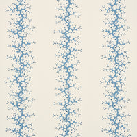 Schumacher Coral Stripe Blue Wallpaper 5016451