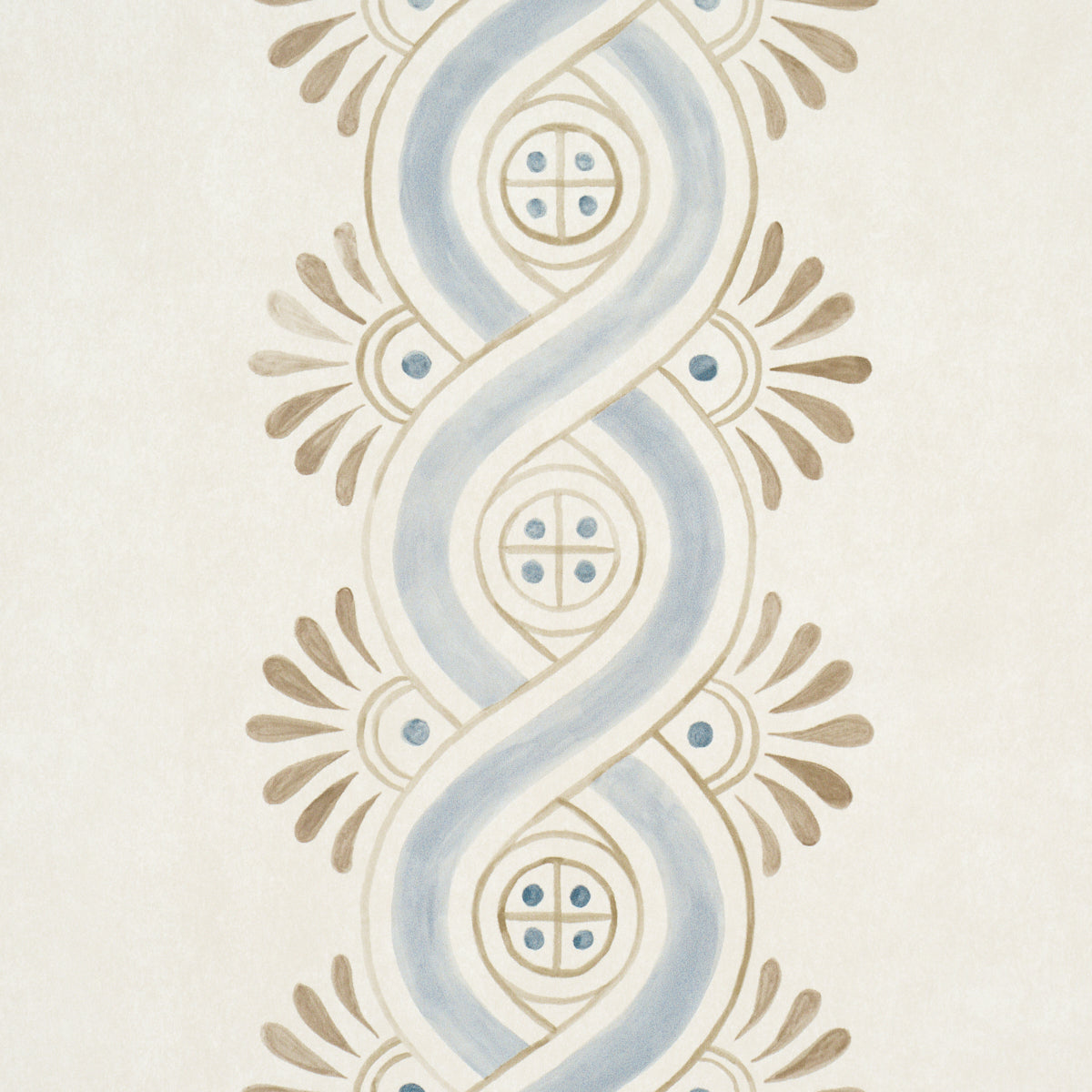 Schumacher Leonidis Stripe Blue Wallpaper Sample 5016460
