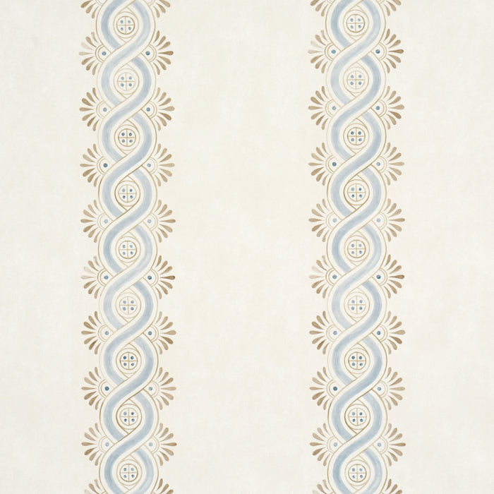 Schumacher Leonidis Stripe Blue Wallpaper 5016460
