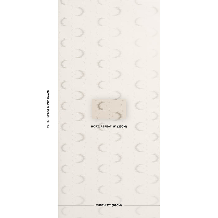 Schumacher Aristelle Warm Silver Wallpaper Sample 5016470