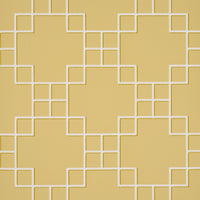 Schumacher Georgette Trellis Buttercup Wallpaper 5016500