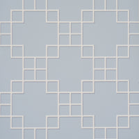 Schumacher Georgette Trellis Light Blue Wallpaper 5016501
