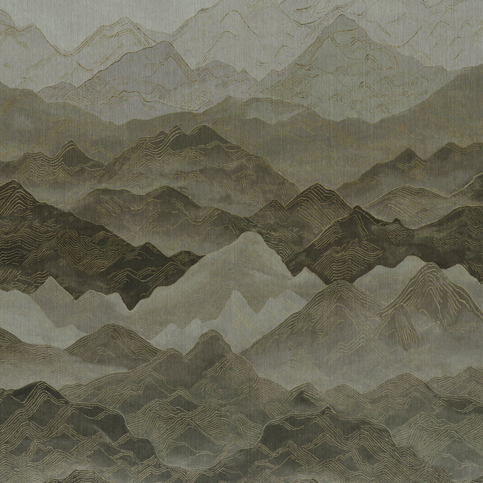 Schumacher Atmospheric Landscape Panel Set Misty Mountains Wallpaper 5016530