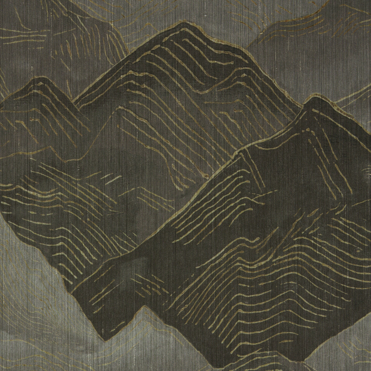 Schumacher Atmospheric Landscape Panel Set Misty Mountains Wallpaper Sample 5016530