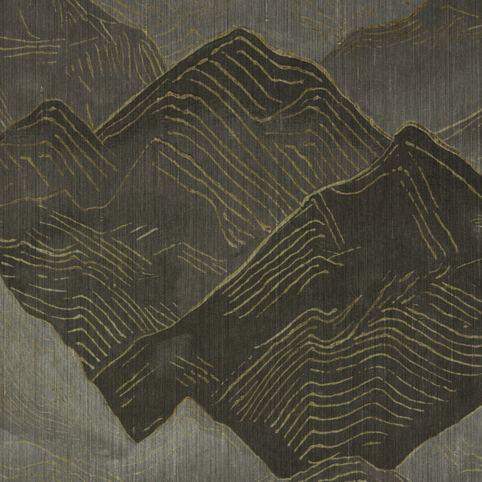 Schumacher Atmospheric Landscape Panel Set Misty Mountains Wallpaper Sample 5016530