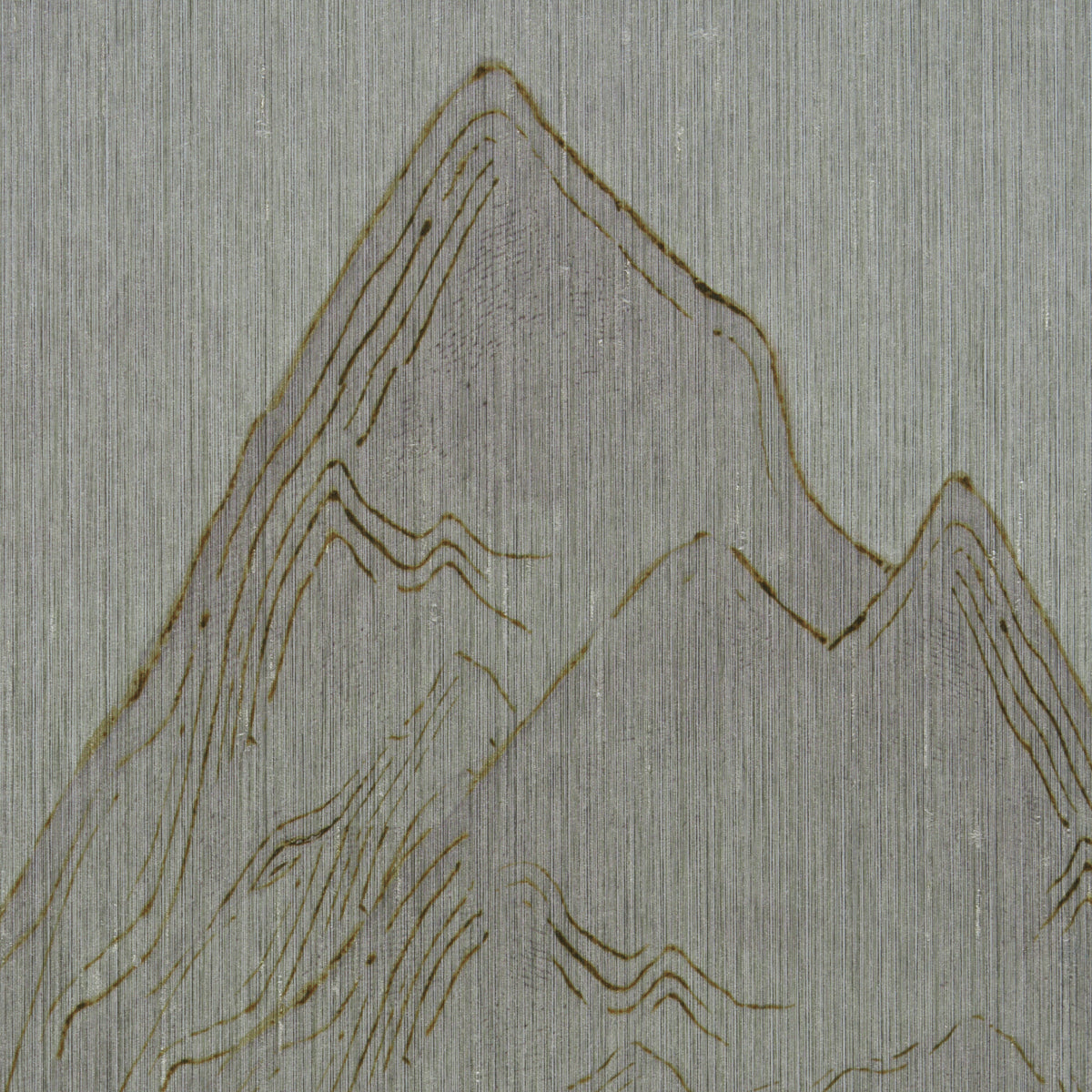 Schumacher Atmospheric Landscape Panel Set Misty Mountains Wallpaper Sample 5016530