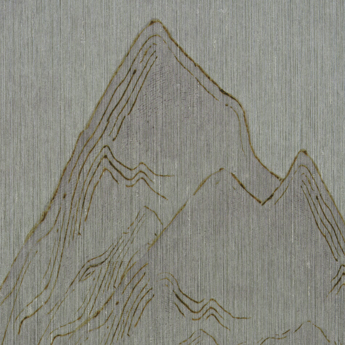 Schumacher Atmospheric Landscape Panel Set Misty Mountains Wallpaper Sample 5016530