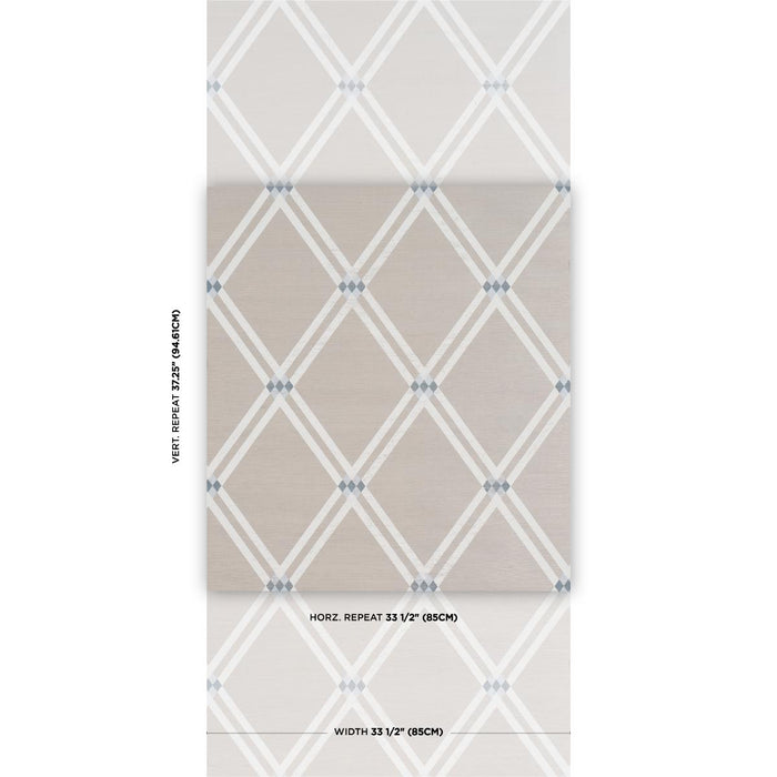 Schumacher Asolo Sisal Sky Wallpaper 5016542