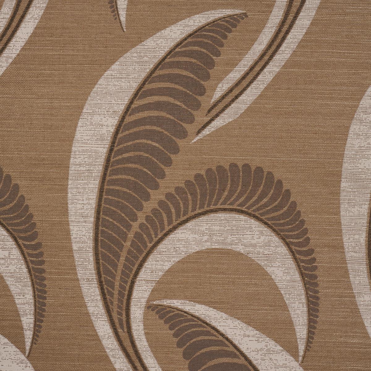 Schumacher Banana Leaf Sisal Mocha Wallpaper 5016552