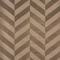 Schumacher Staggered Chevron Sisal Brown Wallpaper 5016561