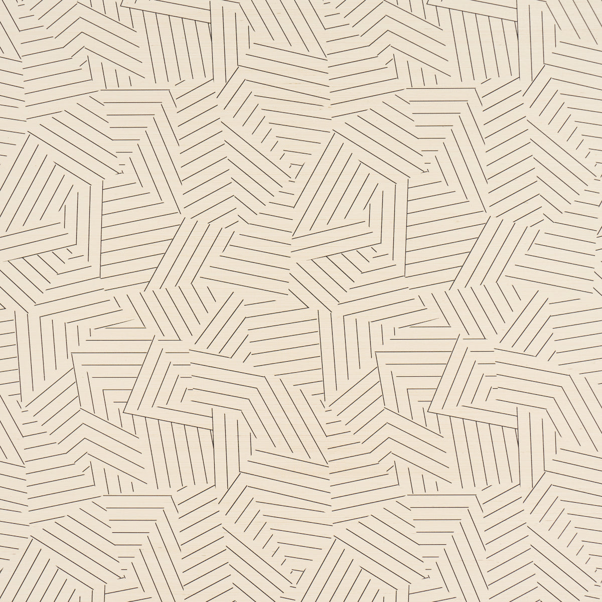 Schumacher Deconstructed Stripe Sisal Black 5016580 Sample | 40% Off ...