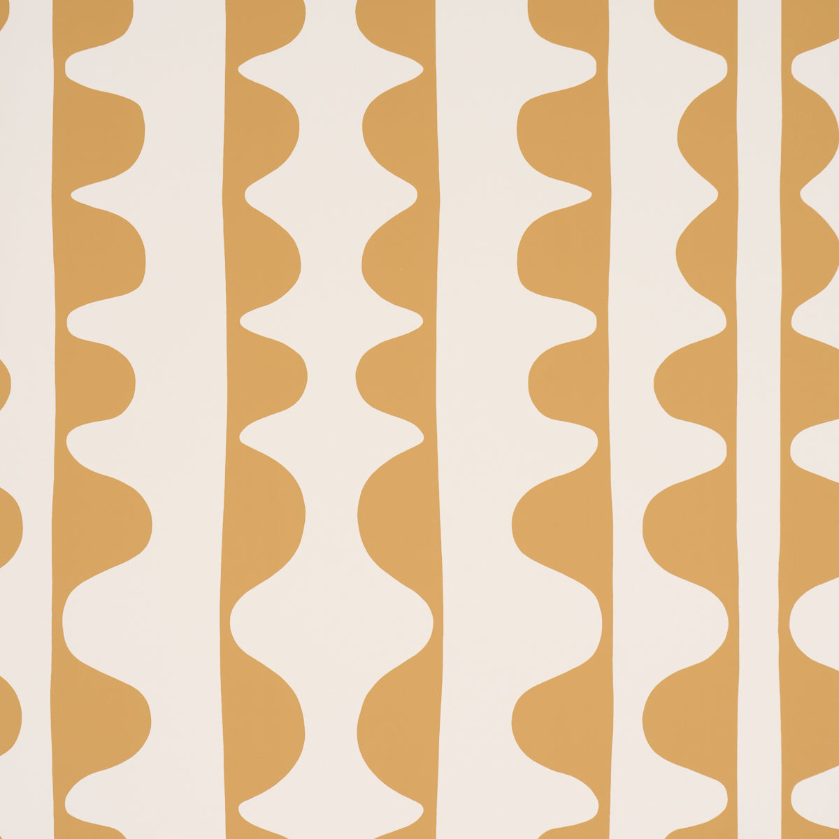 Schumacher Drift Hand Print Ginger Wallpaper Sample 5016621