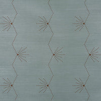 Schumacher Royere Stripe Sisal Seaglass Wallpaper 5016722