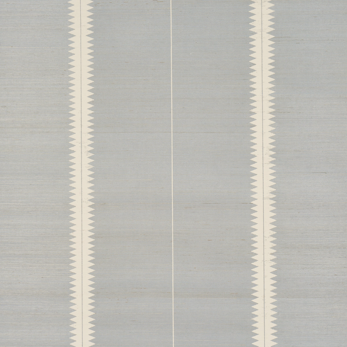Schumacher Bristle Stripe Sisal Mineral Wallpaper Sample 5016740