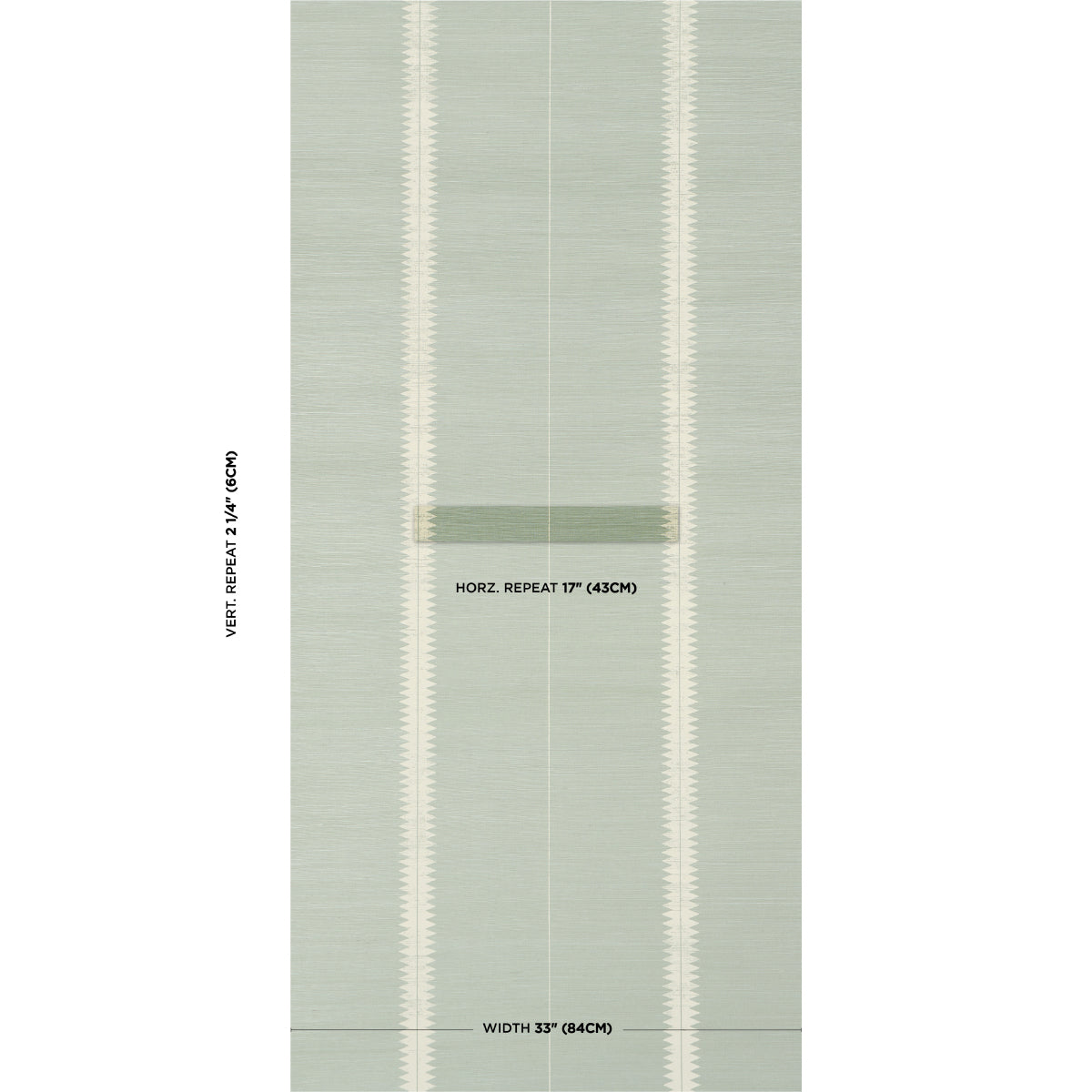 Schumacher Bristle Stripe Sisal Seaglass 5016742 Sample | 40% Off (Samples)