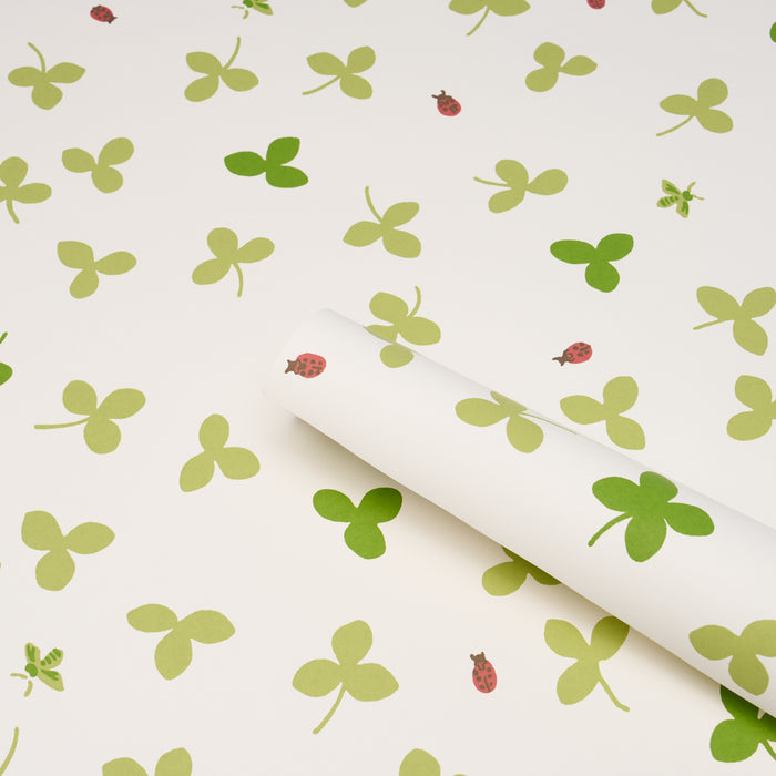Schumacher Celia Clover Ivory Wallpaper 5016770
