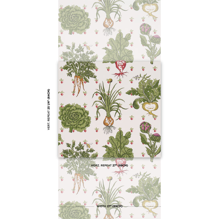 Schumacher Green Grocer Multi Wallpaper Sample 5016780
