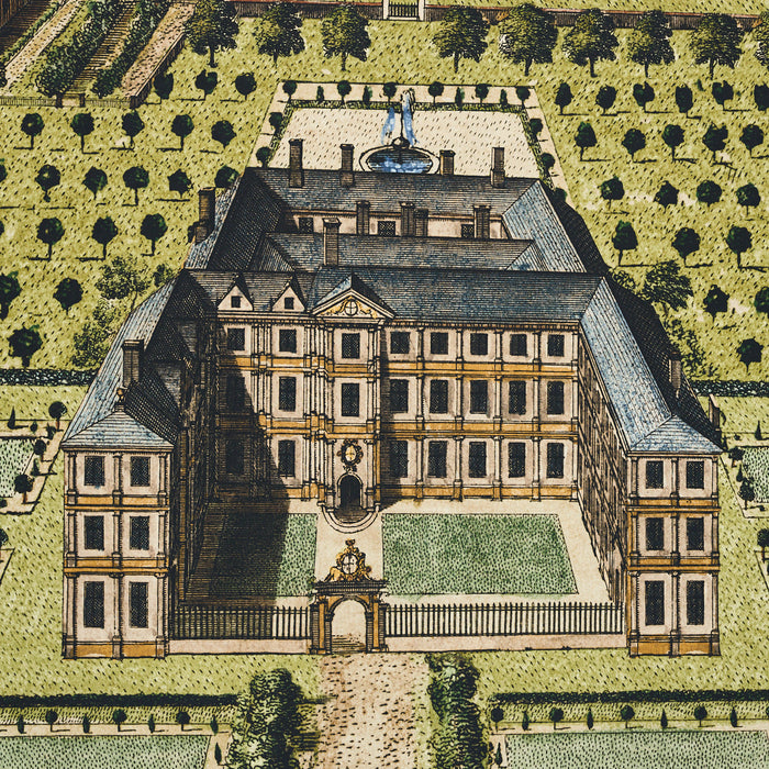 Schumacher Mr. Darcy 3 Panel Set Pemberley Green Wallpaper Sample 5016810