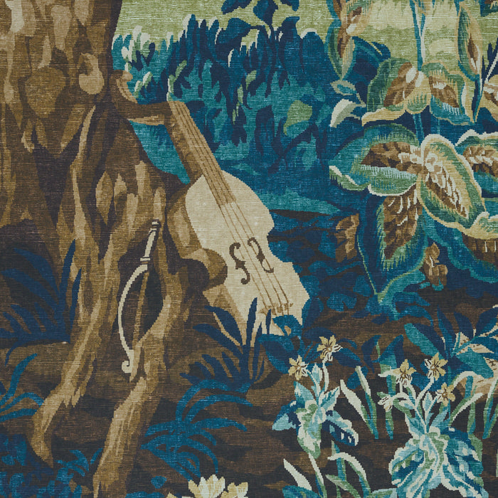 Schumacher La Foret 3 Panel Set Autumn Green Forest Wallpaper 5016820