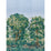 Schumacher La Foret 3 Panel Set Spring Green Forest Wallpaper Sample 5016821