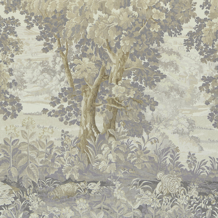 Schumacher La Foret 3 Panel Set Oyster Forest Wallpaper 5016823